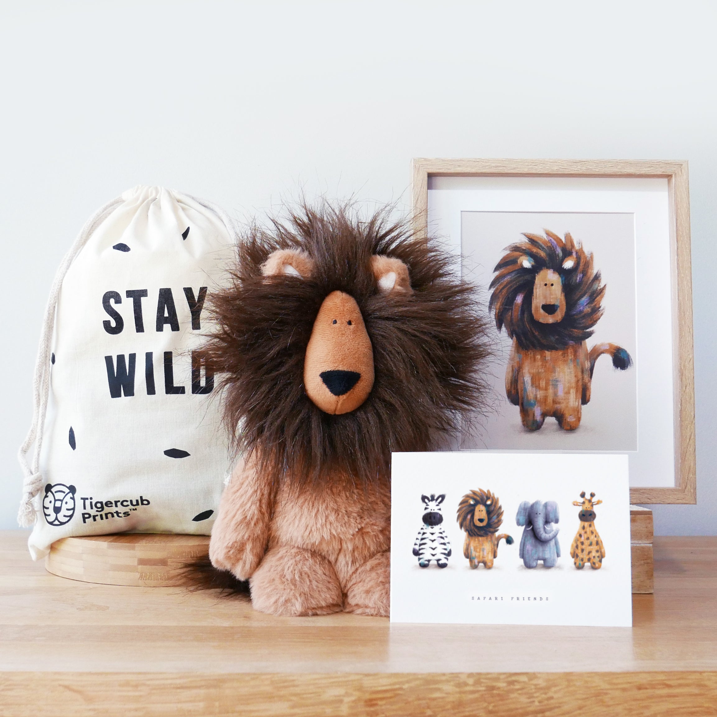 Lion gift set - Gender neutral baby gift set