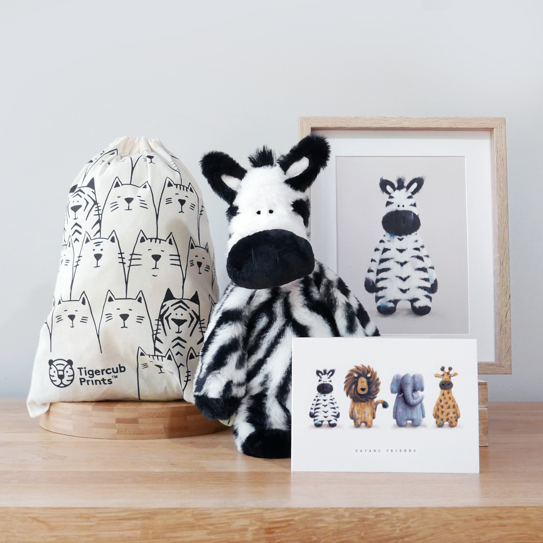 Zebra gift set - Gender neutral baby gift set