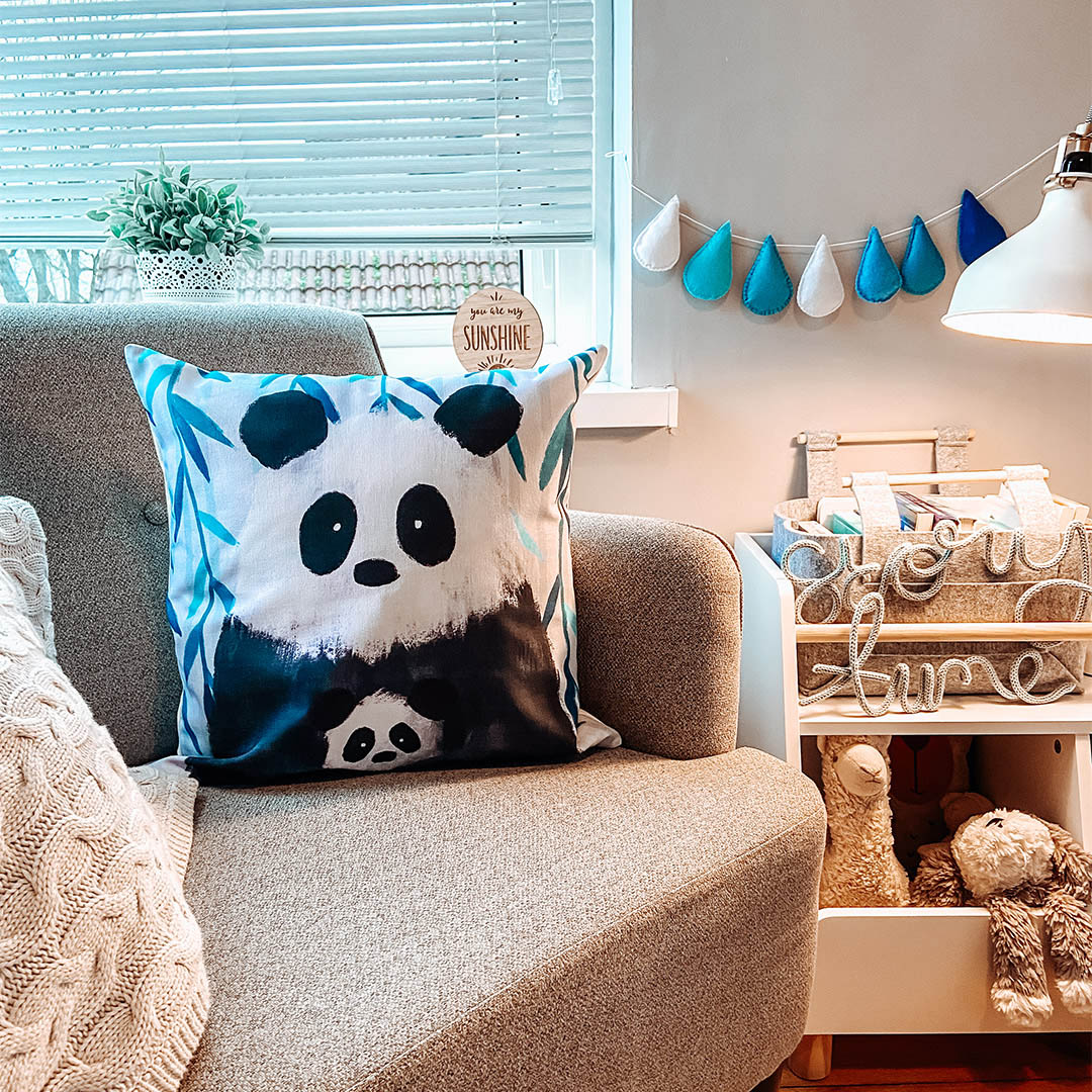 Panda 2024 cushion cover