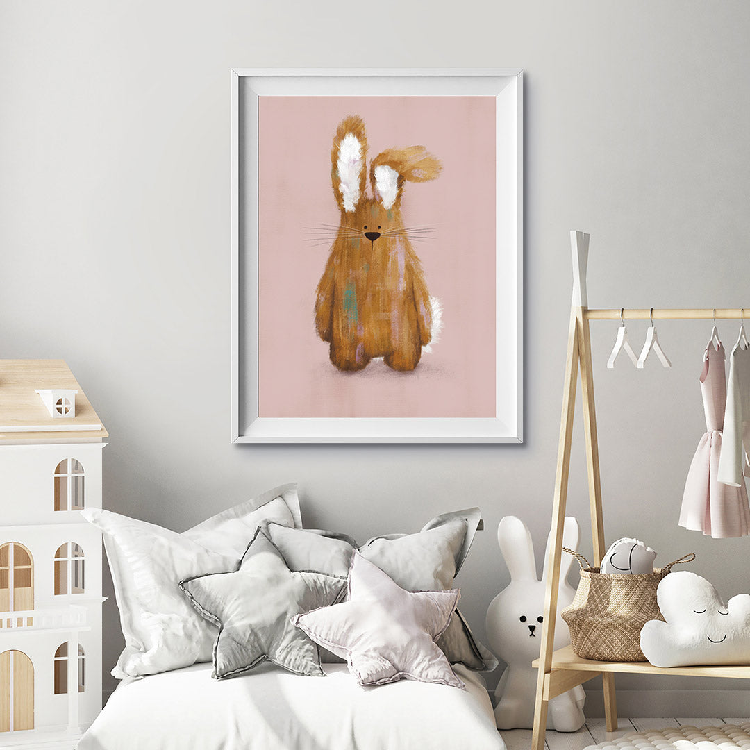 Bunny store nursery prints