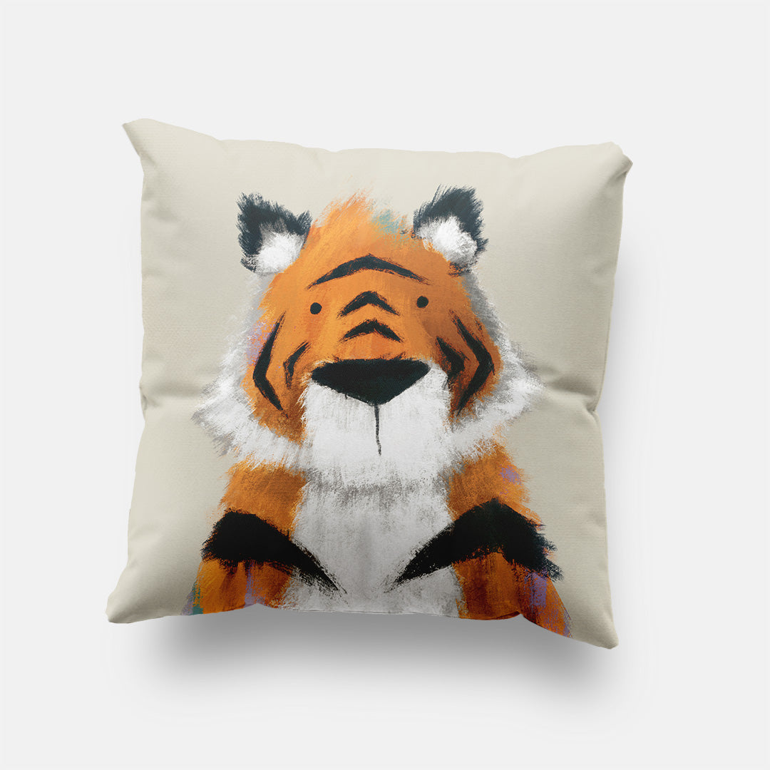 Jungle Tiger Nursery Cushion Cover